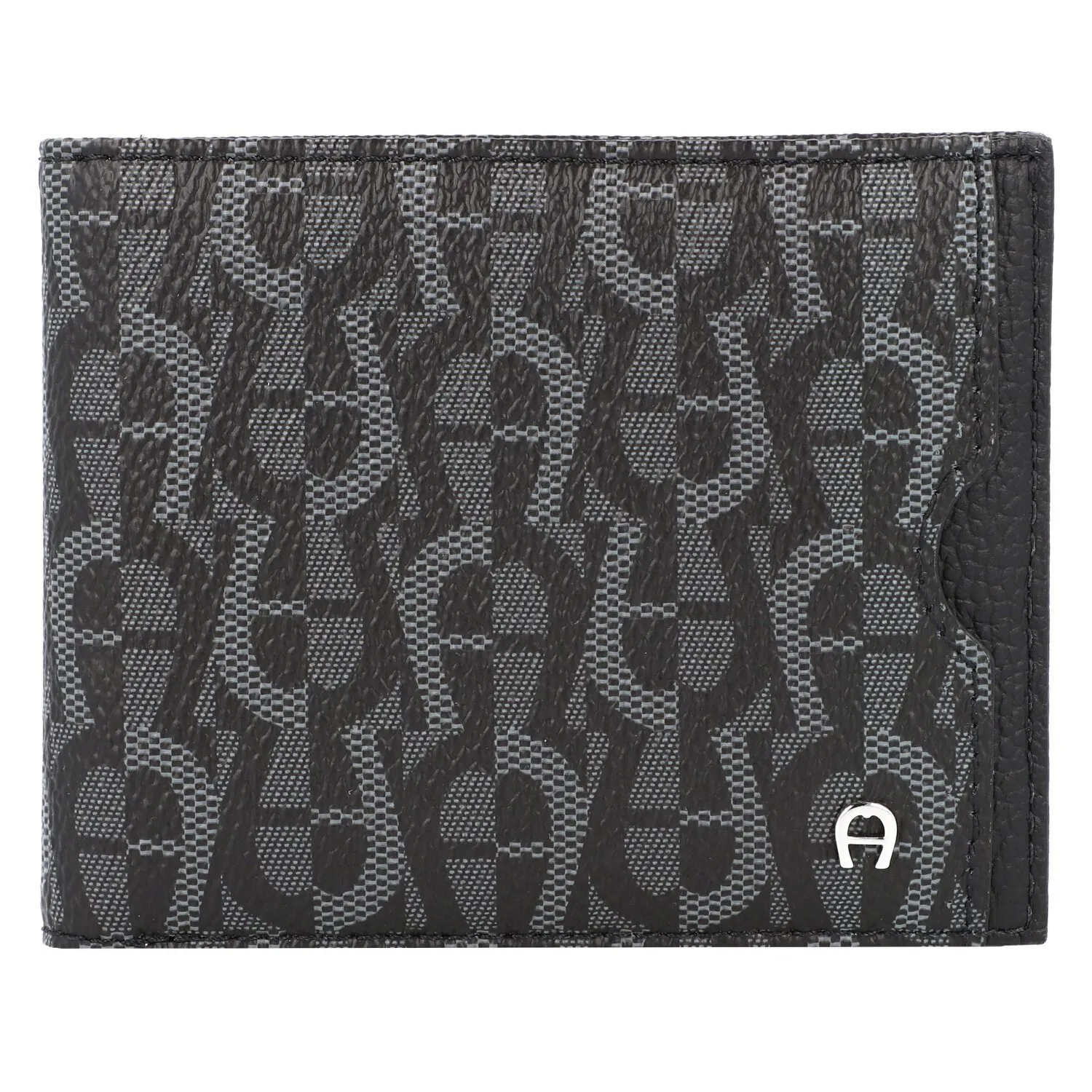 AIGNER Porte-monnaie Icon Cover cuir RFID 11 cm