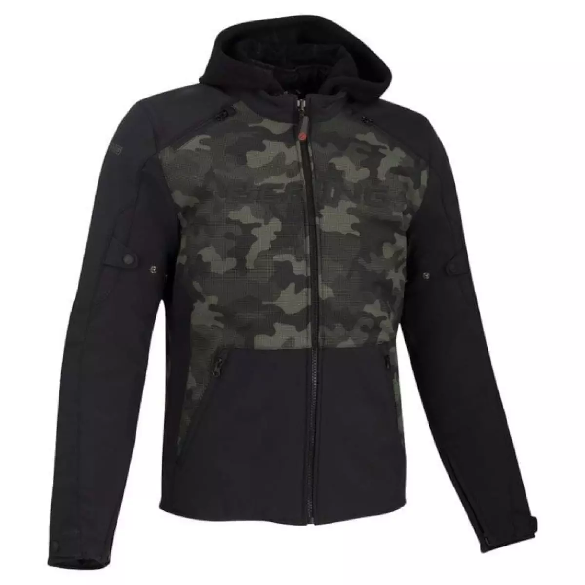 Blouson Bering Drift Noir Camouflage - Blouson Moto Textile