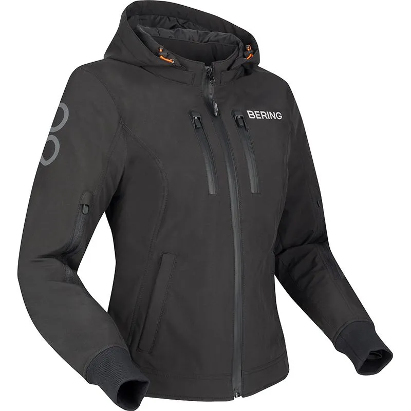 Blouson LADY KERBY BERING noir - MAXXESS.FR, Blouson moto textile