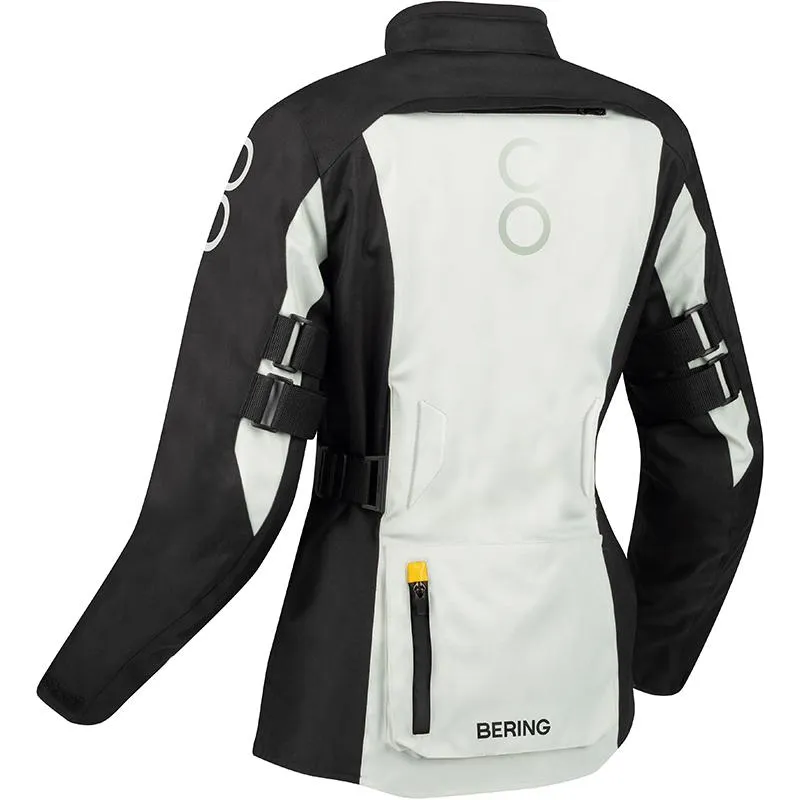 Blouson ZEPHYR LADY BERING noir/gris/jaune - MAXXESS.FR, Blouson moto textile