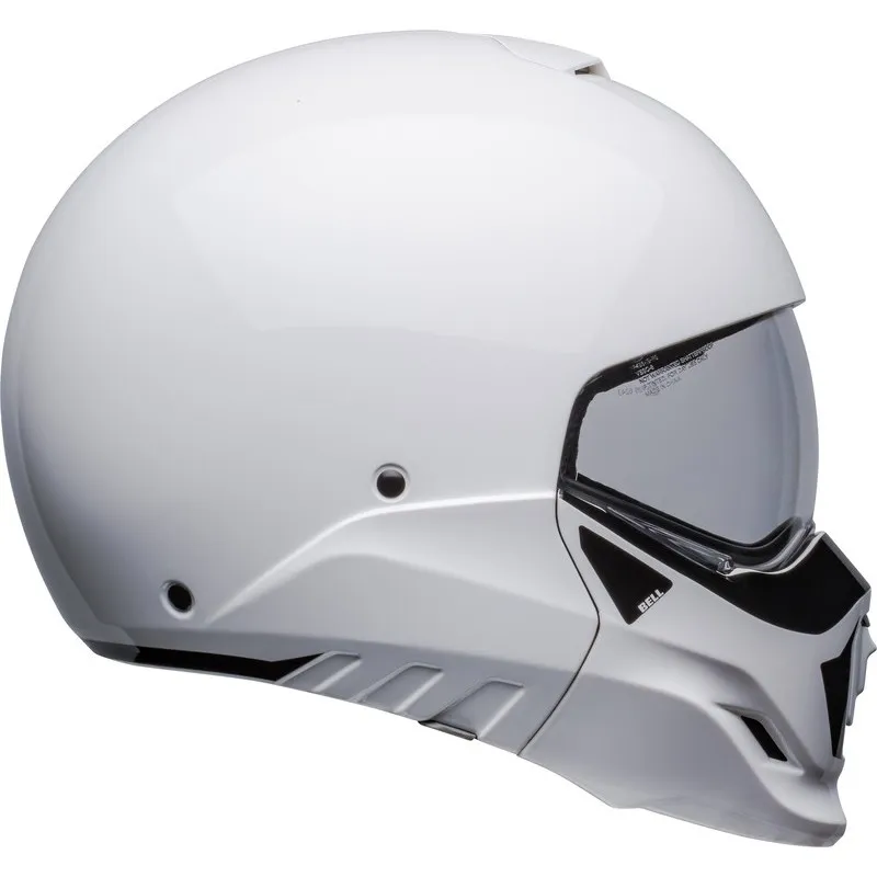 Casque BELL Broozer - Duplet Gloss White - piecemotoquad