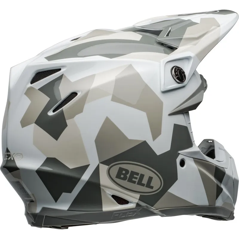 Casque BELL Moto-9S Flex - Rover Gloss White Camo - piecemotoquad