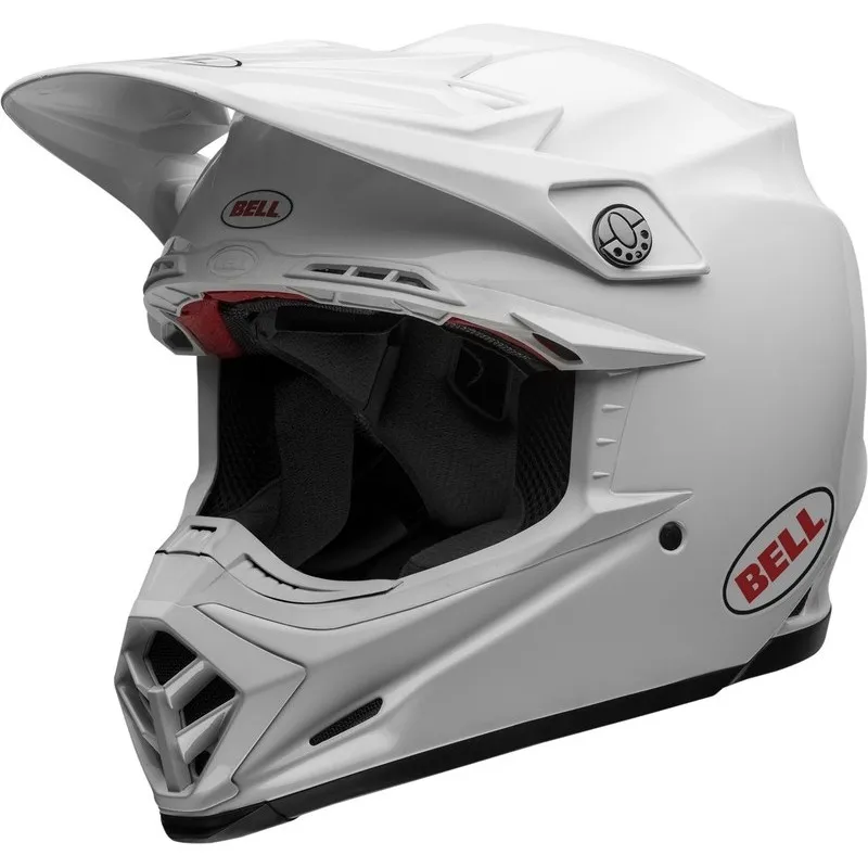 Casque BELL Moto-9s Flex Solid - Blanc - piecemotoquad