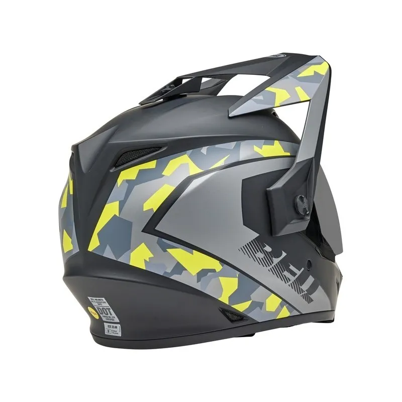 Casque BELL MX-9 Adventure Mips - Mesa Matte Black Yellow Camo - piecemotoquad