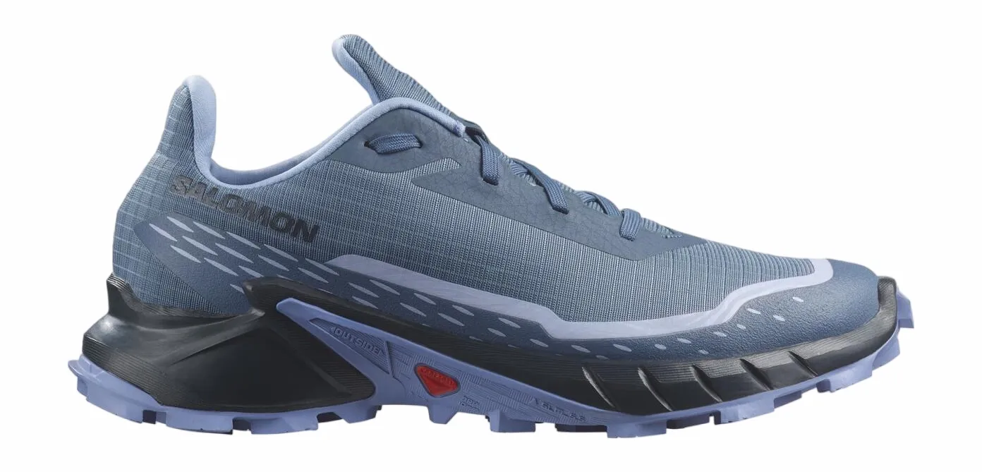 Chaussures de Trail Salomon Femme Alphacross 5 Bering Sea Carbon Blue Heron