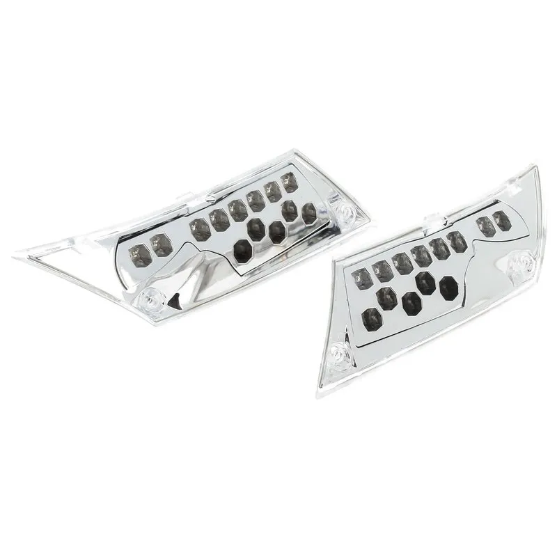 Clignotant arrière V PARTS Type origine LED chrome Piaggio Zip 50 - piecemotoquad