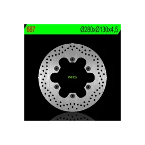 Disque de frein fixe avant NG 280x130x4,0