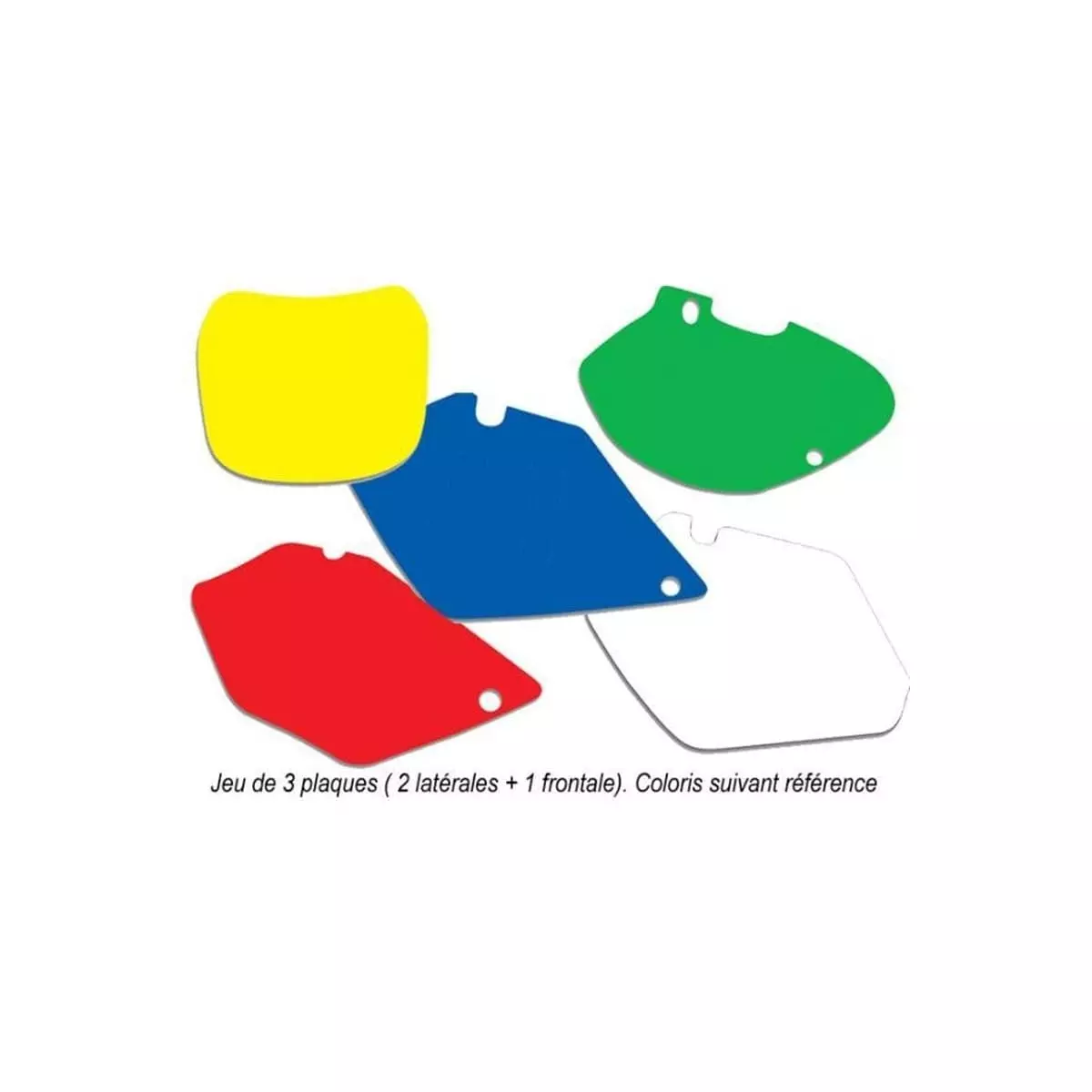 Fonds De Plaque Blackbird Husaberg FE/TE Jaune - Kit deco