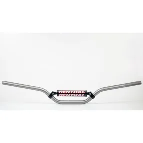 Guidon Ø22,2mm avec barre RENTHAL Classic Trial 4.5 titane/mousse noire