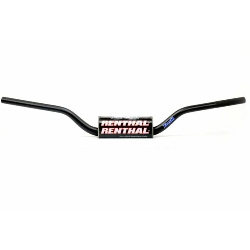 Guidon Ø28,6mm sans barre RENTHAL Fatbar McGrath short KTM bleu / mousse noire