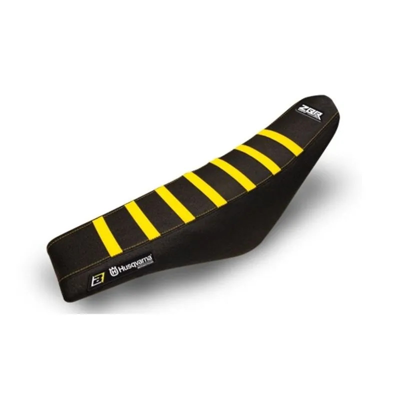 Housse de Selle BLACKBIRD Zebra noir/bleu Husqvarna TC125/FC250