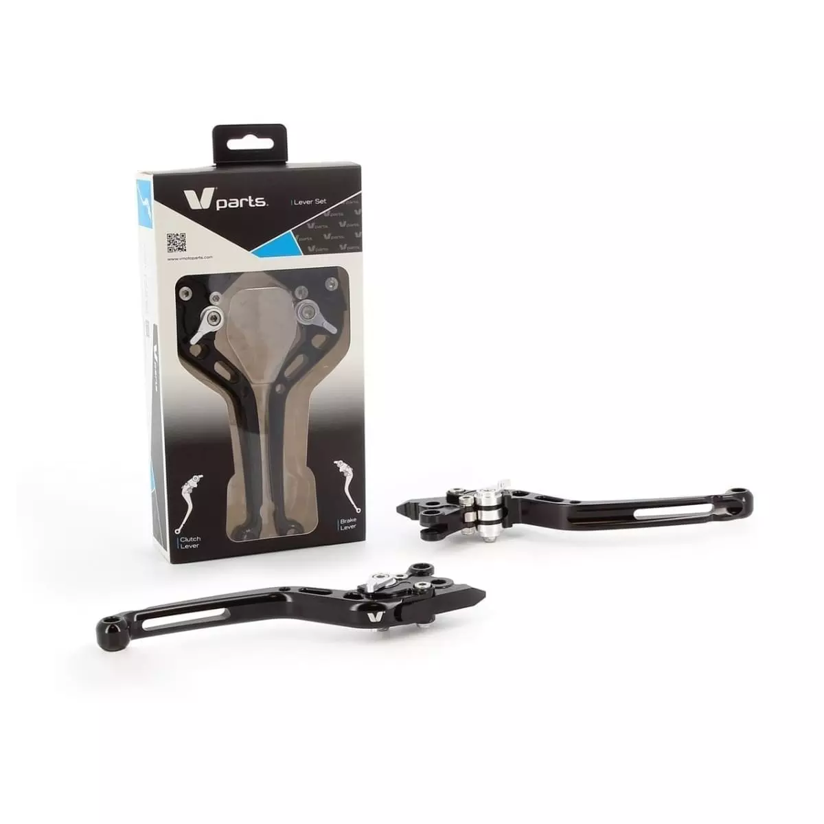 Leviers De Frein Et D'embrayage V Parts Standard 175mm Honda Noir Alu 870459 - Levier de frein