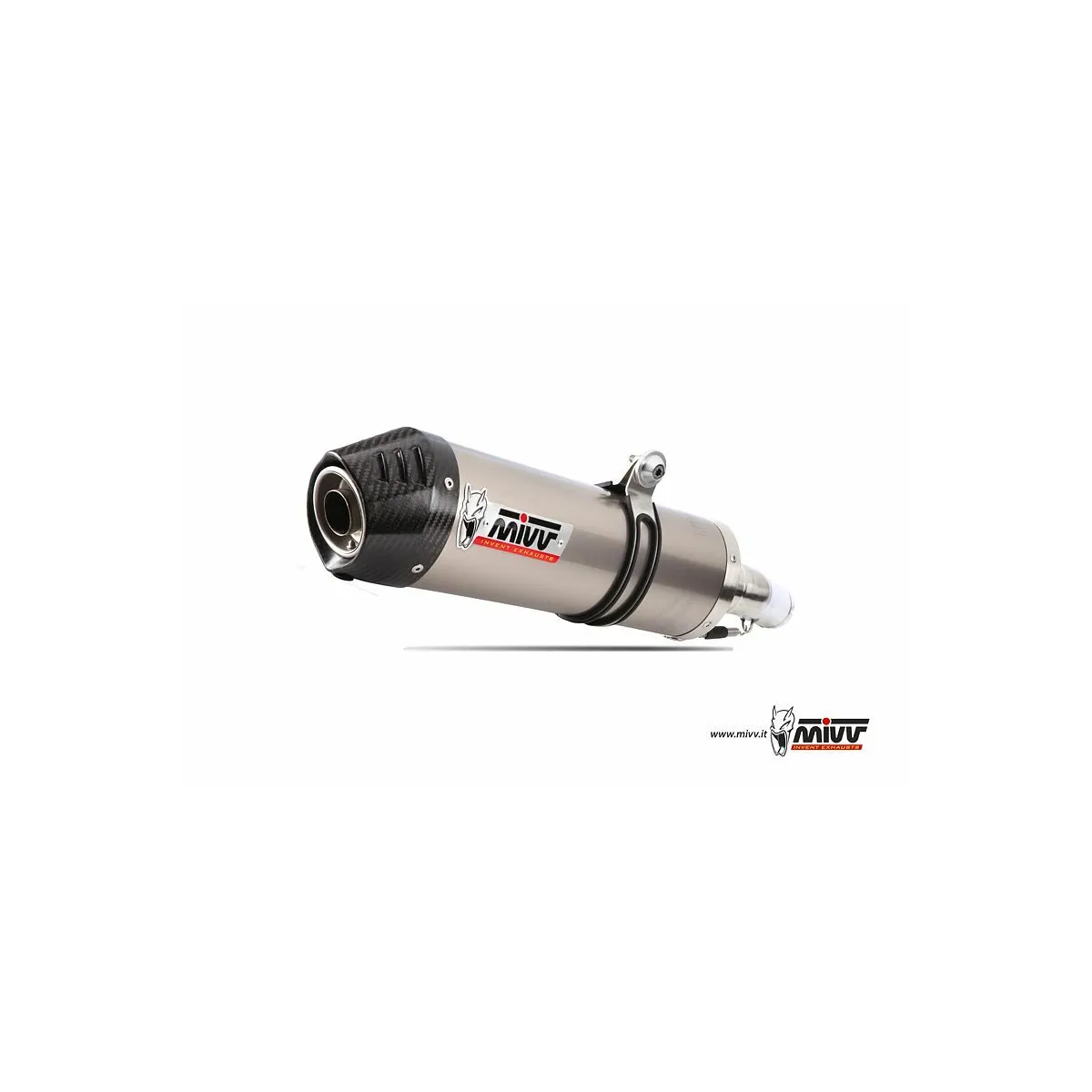 Ligne complète 3x1 MIVV Oval Carbon Cap titane Yamaha MT-09 Tracer 2015-2016