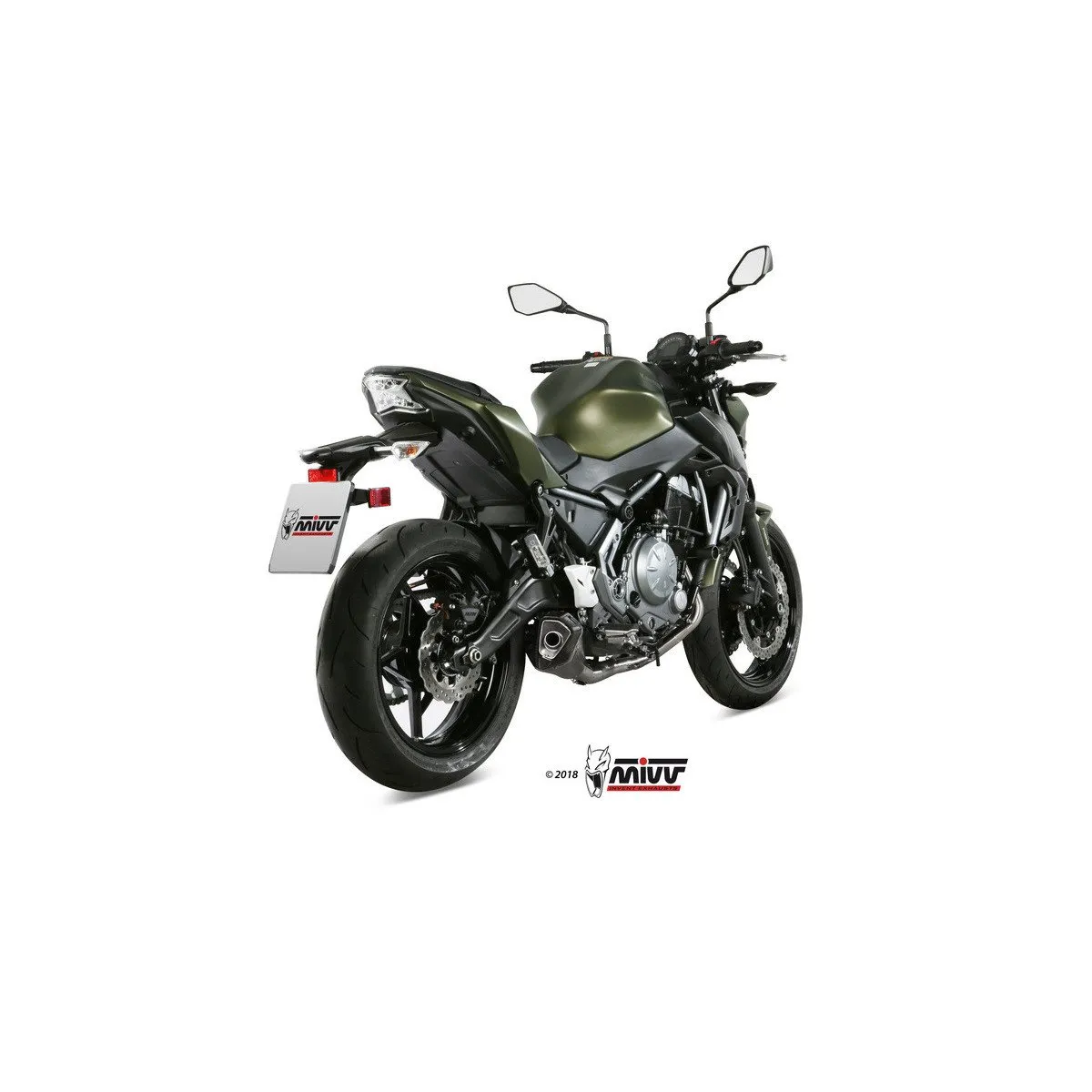 Ligne complète d'échappement MIVV Delta Race - Kawasaki Z650 2017-