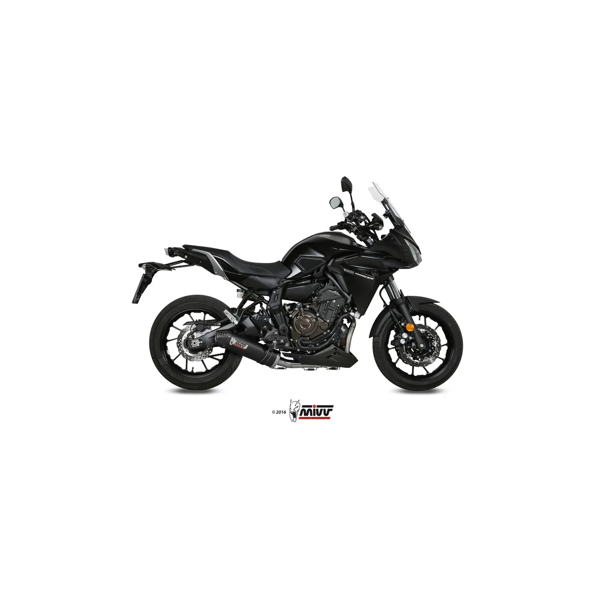 Ligne MIVV Oval Carbone Yamaha 700 MT-07 Tracer 2016-2019