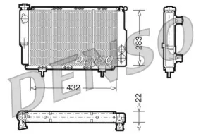 Radiateur, refroidissement du moteur DENSO DRM23061 