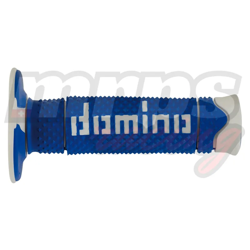 Revêtements de poignées Domino A260 Blue/White Off-Road Grips