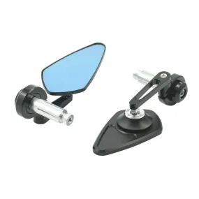 Rétroviseurs Flat Racer avec embout de guidon | Brazoline