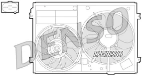 Ventilateur, refroidissement du moteur DENSO DER32012 