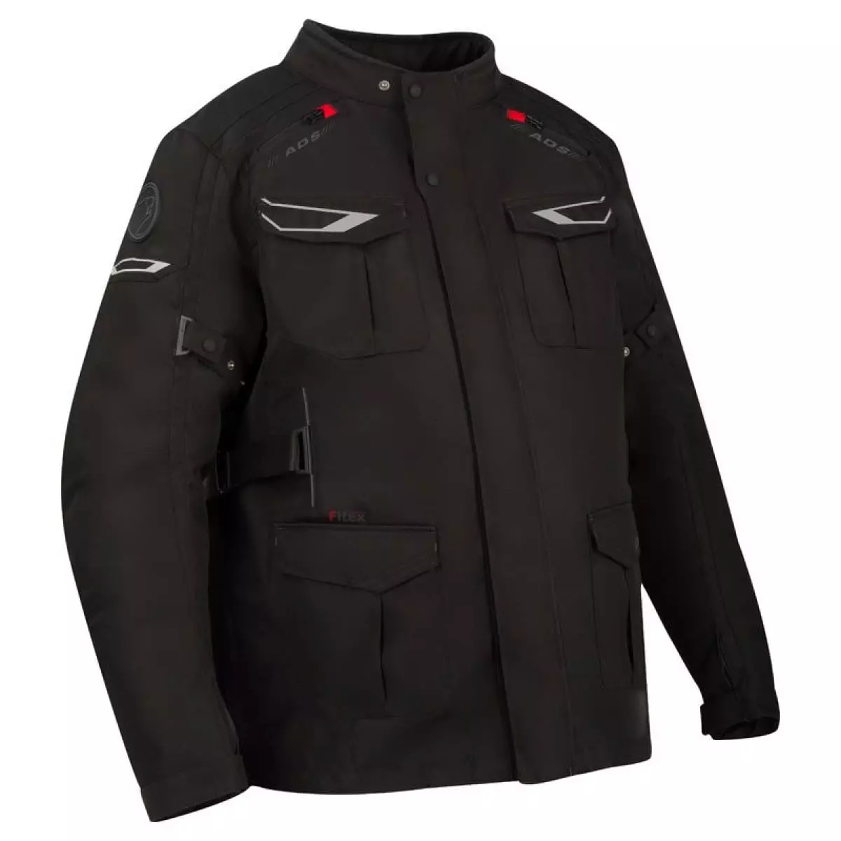 Veste Bering Carlos King Size Noir - Blouson Moto Textile