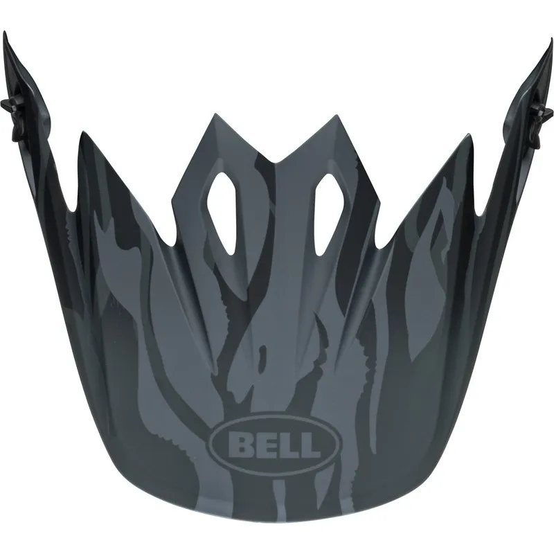 Visière BELL MX-9 Mips - Decay Matte Black - piecemotoquad