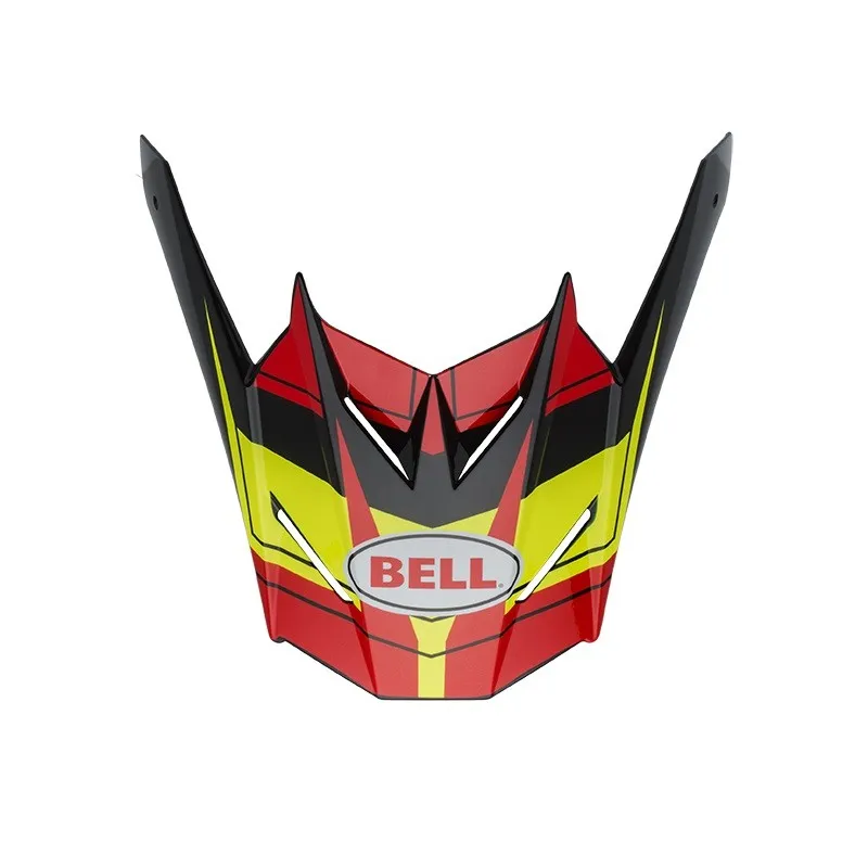 Visière BELL Sx-1 Holeshot jaune/rouge